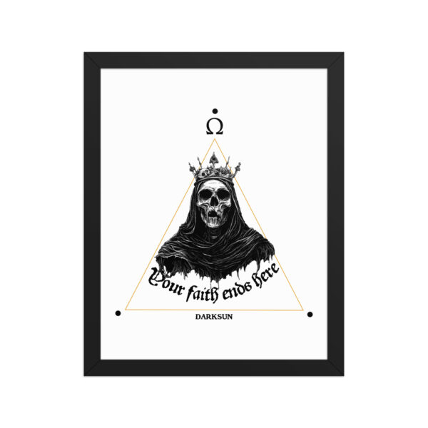 In Ashes We Trust Framed poster - Image 4