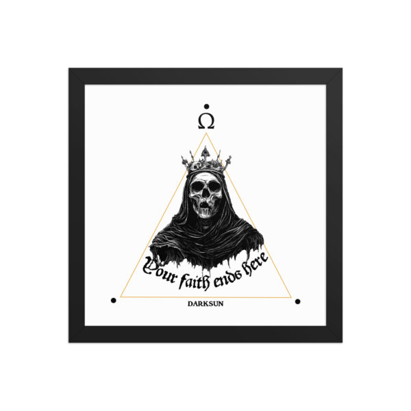 In Ashes We Trust Framed poster - Image 5