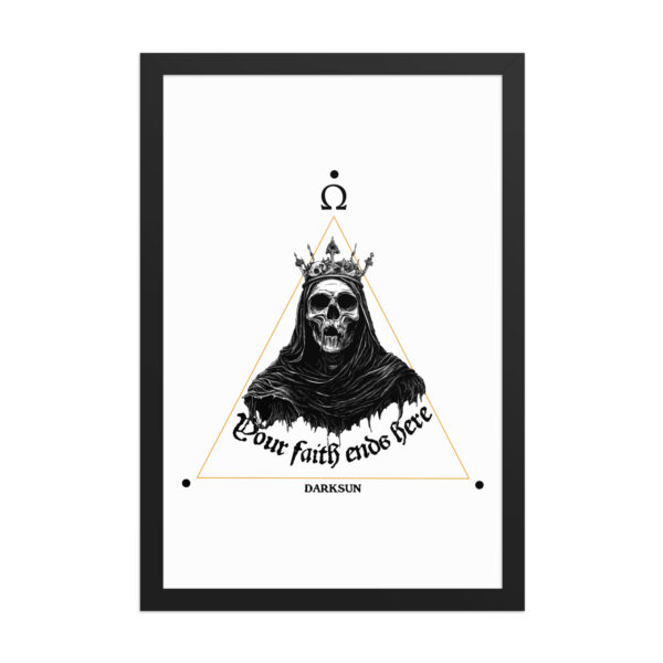 In Ashes We Trust Framed poster - Image 7