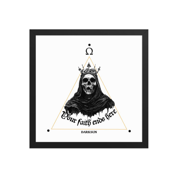 In Ashes We Trust Framed poster - Image 8