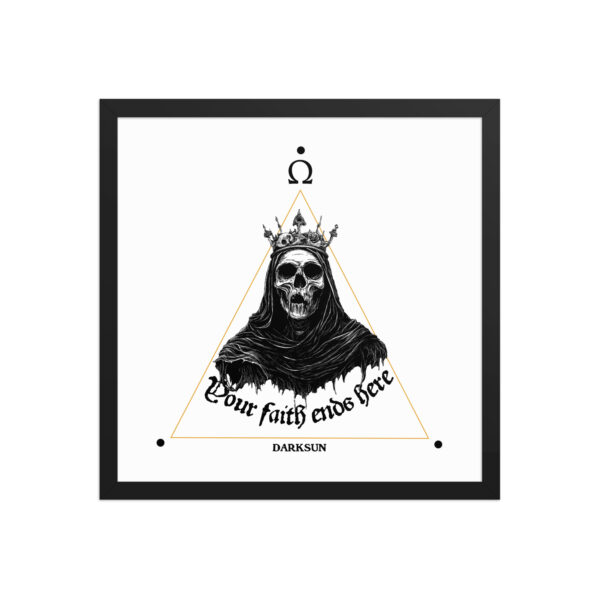 In Ashes We Trust Framed poster - Image 9