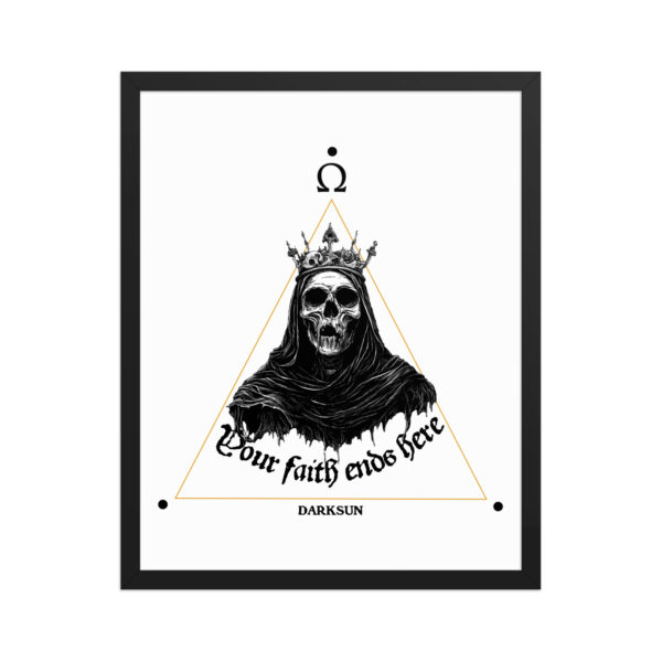 In Ashes We Trust Framed poster - Image 10