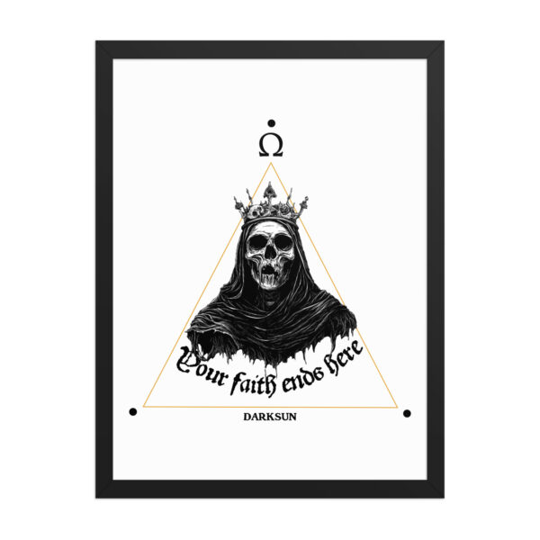 In Ashes We Trust Framed poster - Image 12