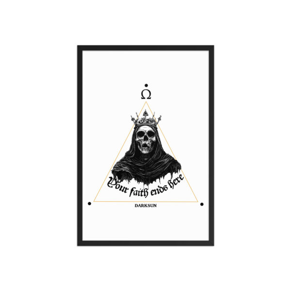 In Ashes We Trust Framed poster