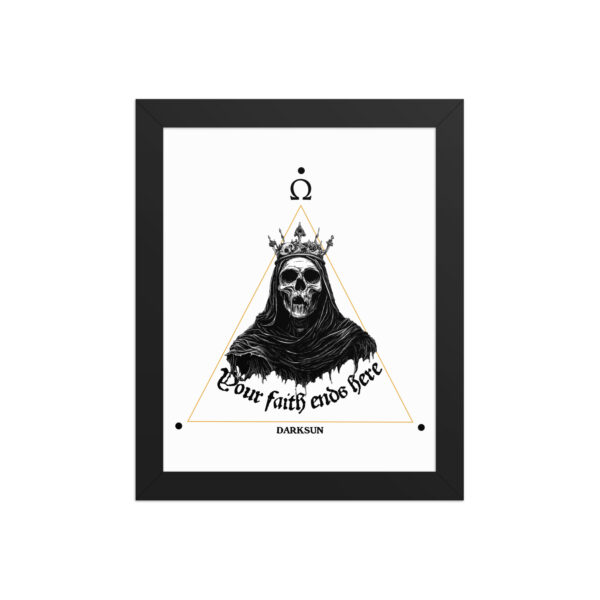 In Ashes We Trust Framed poster - Image 2