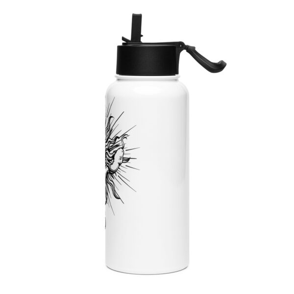 Serpent Eclipse Stainless steel water bottle with a straw lid - Image 3